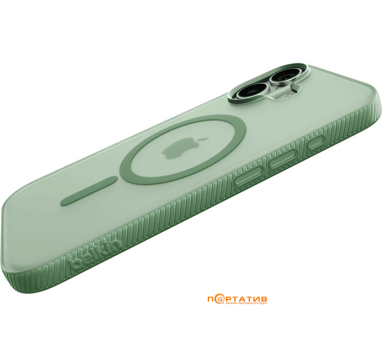 Чехол Belkin iPhone 17 Magnetic Protective Grip Sage (MSA034HQSE)