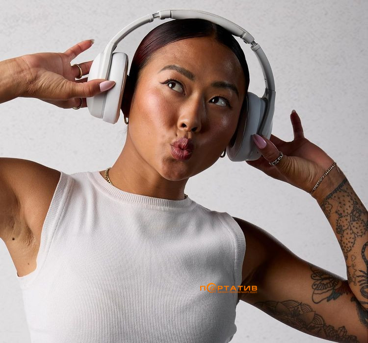 Навушники Skullcandy BT Crusher Evo Bone Orange Glow (S6EVW-S951)