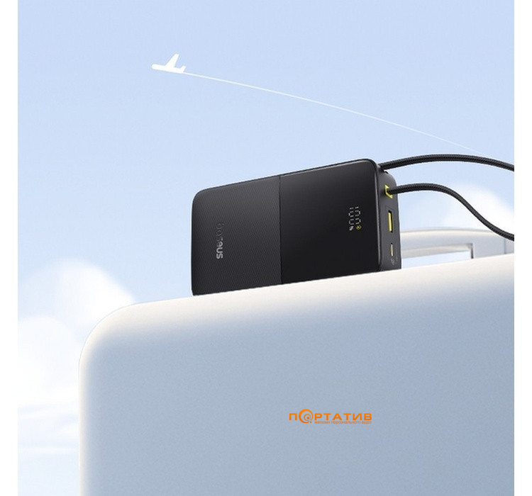 Внешний аккумулятор Baseus EnerFill Bipow2 Pro 22.5W PD 20000mAh w/cable Black (E0027701)