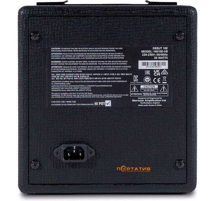 Комбопідсилювач Blackstar Debut 10E Black
