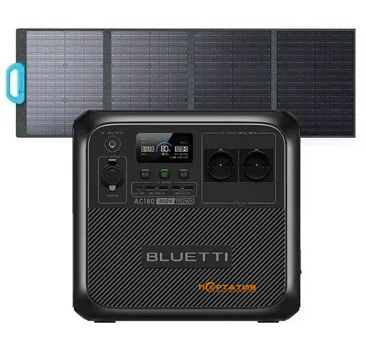 Зарядна станція Bluetti AC180 1152Wh 1800W