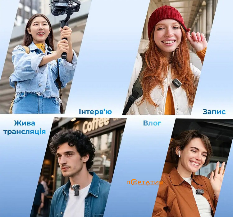 Микрофон BOYA MIC 2-02 Type-C/TRS Black