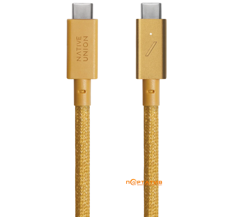 Native Union Belt Cable USB-C to USB-C Pro 240W Kraft (2.4 m) (BELT-PRO2-KFT-NP)