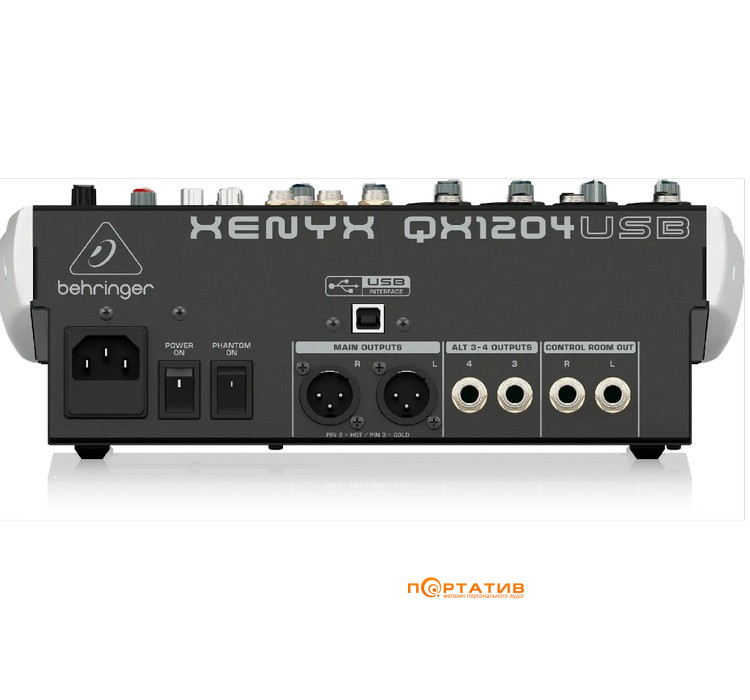 Мікшерний пульт Behringer XENYX QX1204USB