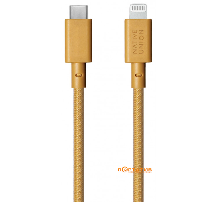 Native Union Belt Cable XL USB-C to Lightning Kraft (3 m) (BELT-CL-KFT-3-NP)