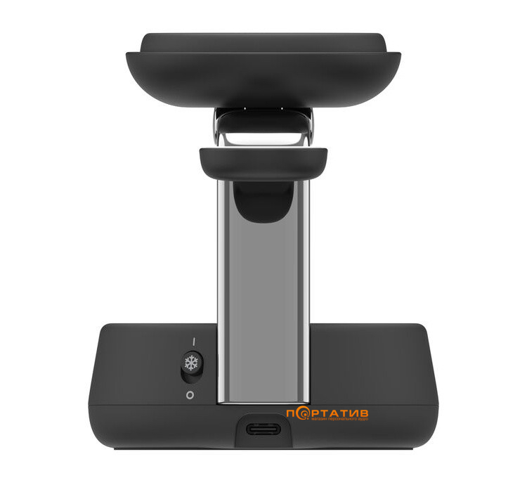 Бездротовий зарядний пристрій Belkin UltraCharge Pro 3-in-1 Magnetic Charging Dock 25W Charcoal (WIZ040KQCH)