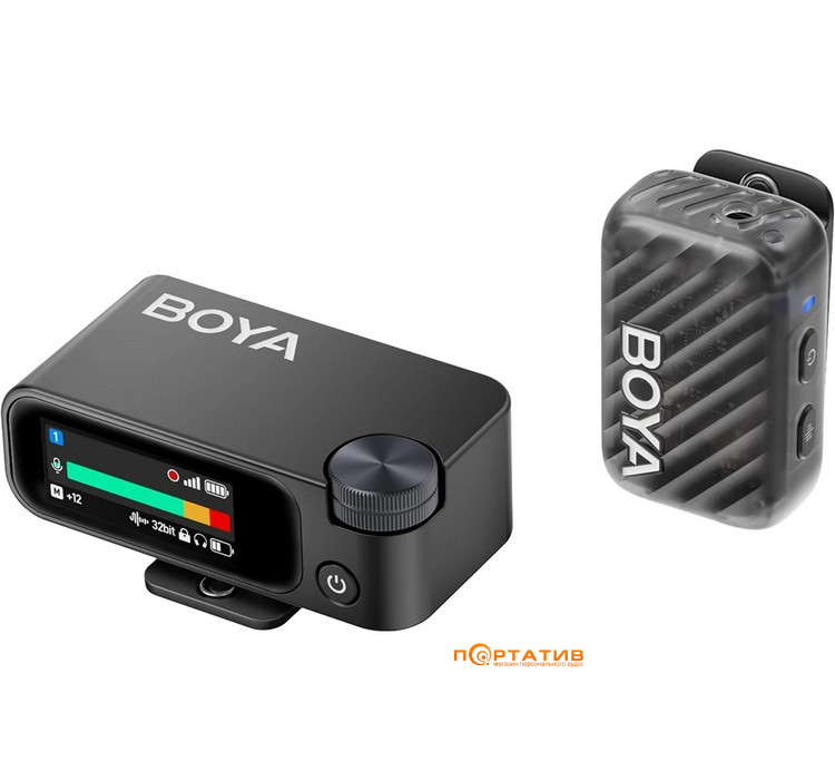 Микрофон BOYA MIC 2-02 Type-C/TRS Black