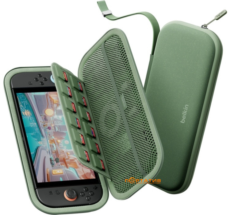 Чохол Belkin Nintendo Switch 2 Travel Case, Sage (ENA002HQSE)
