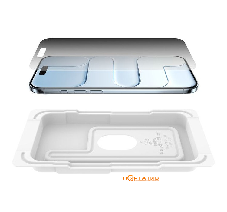 Защитное стекло Belkin iPhone Air Privacy Tempered Glass 1-Pack (OVA212HQ)