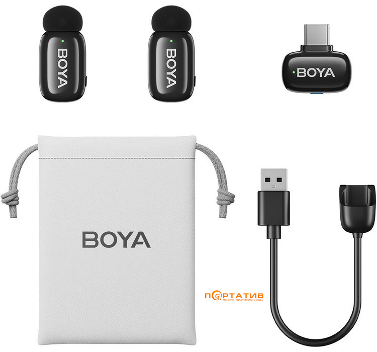 Микрофон BOYA mini-23 Type-C Black