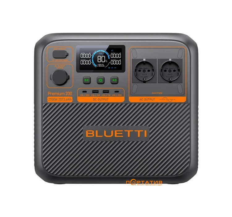 Зарядная станция Bluetti Premium 200 V2 2073Wh 2700W (PR200V2)