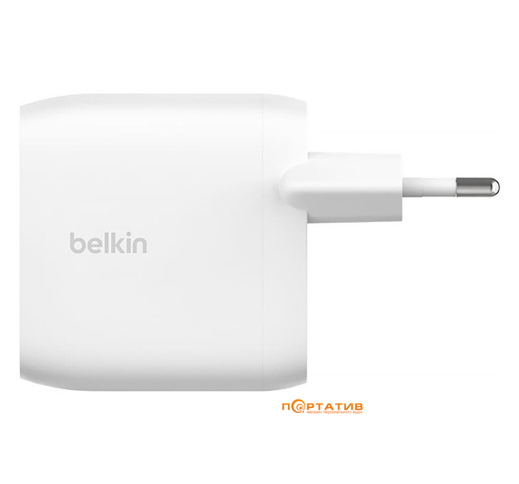Зарядное устройство Belkin Boost Charger Pro PD 60W White (WCB010VFWH)