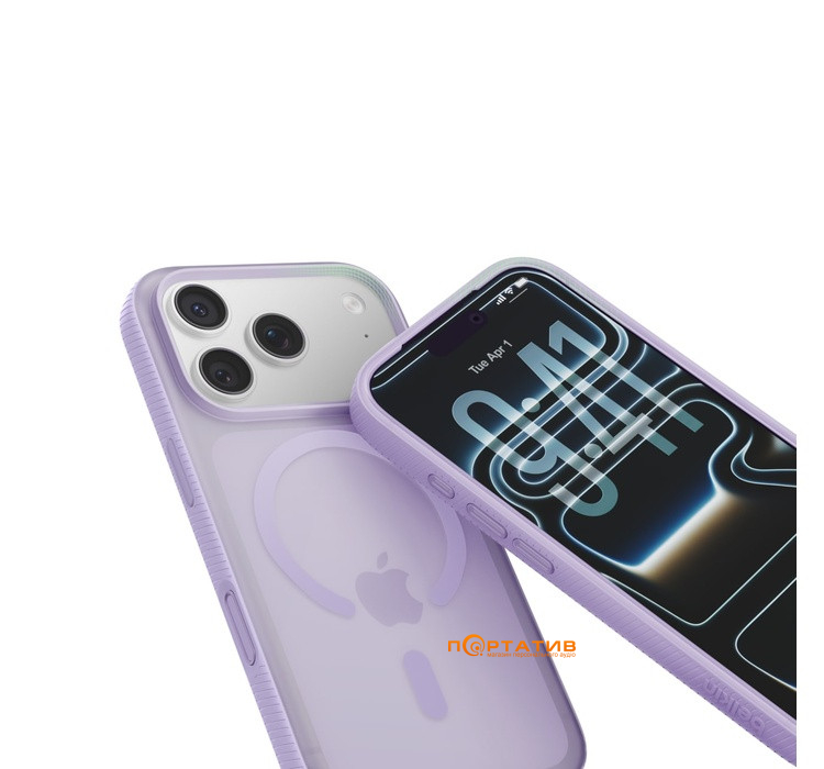 Чехол Belkin iPhone 17 Pro Magnetic Protective Grip Lavender (MSA035HQLV)