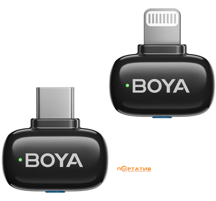 Мікрофон BOYA mini-12 Type-C/Lightning Black