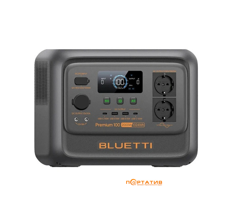 Зарядная станция Bluetti Premium 100 V2 1000Wh 2000W (PR100V2)