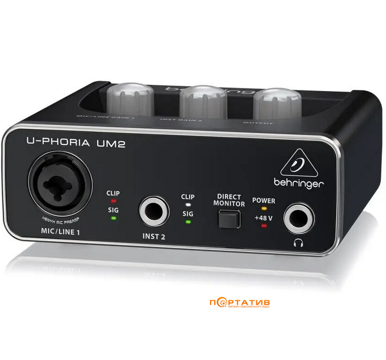 Аудиоинтерфейс Behringer UM2