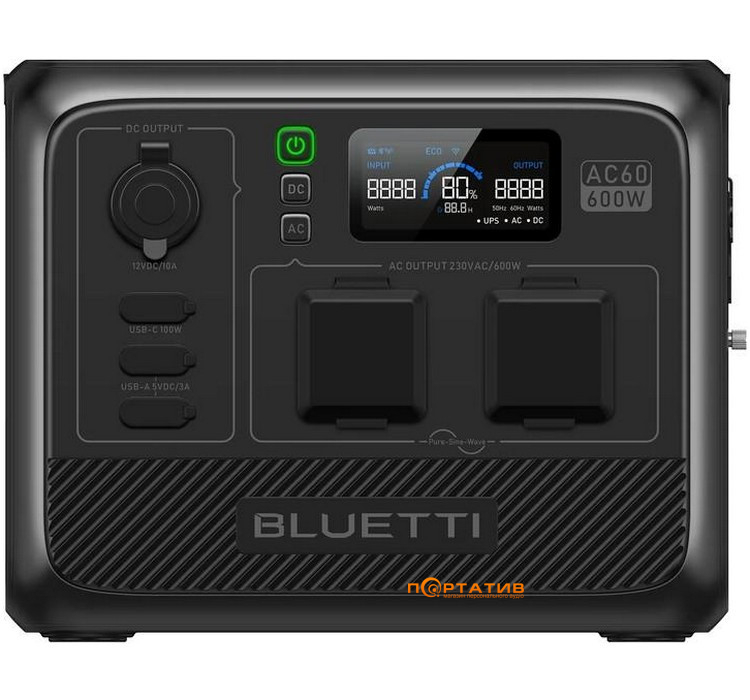 Зарядна станція Bluetti AC60 403Wh 600W