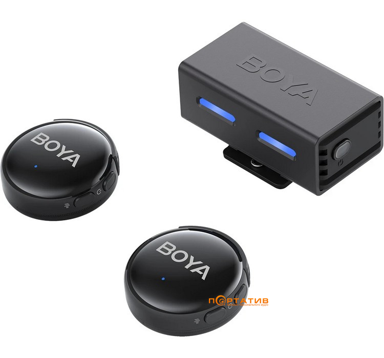 Мікрофон BOYA LINK 3-01 Type-C/TRS/Lightning Black