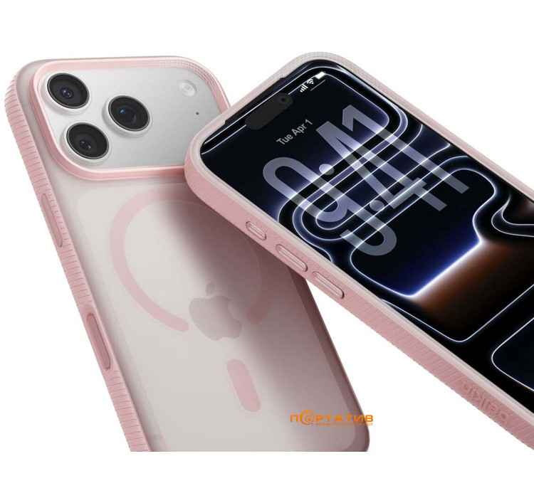 Чехол Belkin iPhone 17 Pro Magnetic Protective Grip Pink (MSA035HQPK)
