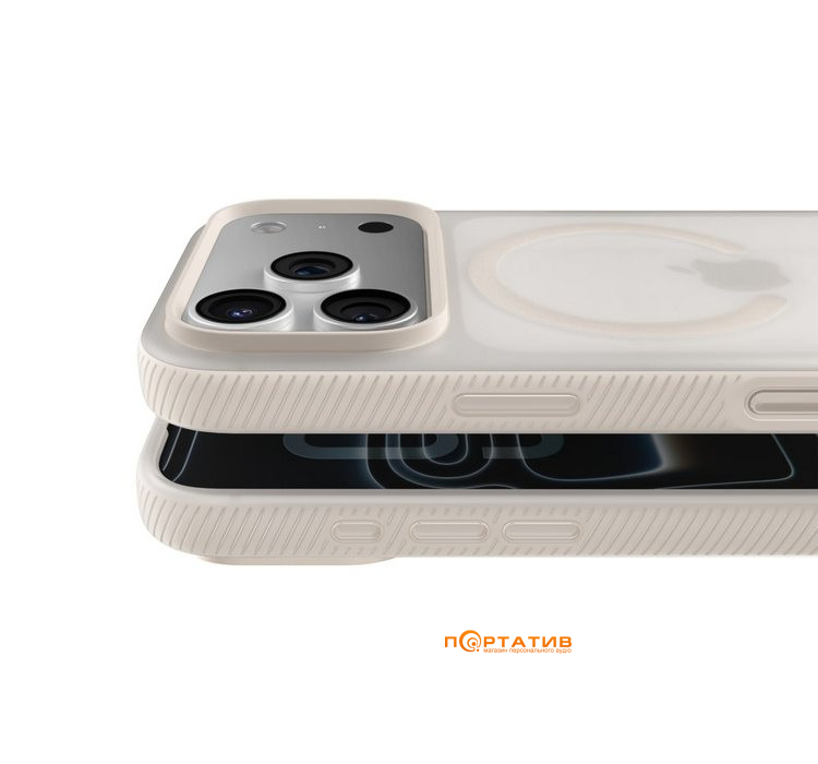 Чохол Belkin iPhone 17 Pro Magnetic Protective Grip Sand (MSA035HQSA)