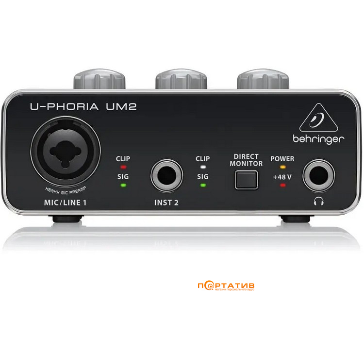 Аудиоинтерфейс Behringer UM2