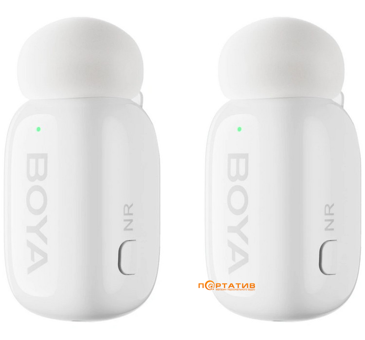 Мікрофон BOYA mini-13 Type-C/Lightning White