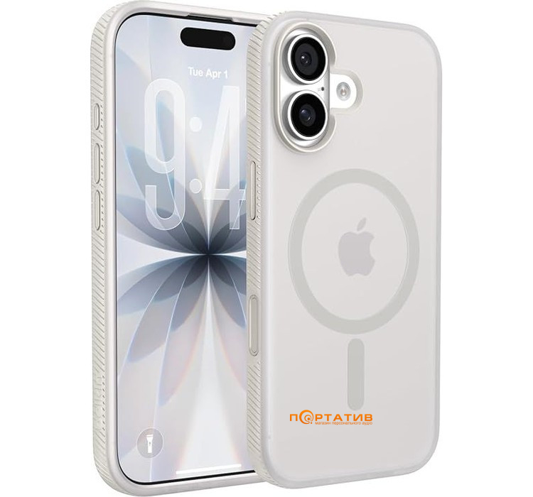 Чехол Belkin iPhone 17 Magnetic Protective Grip Sand (MSA034HQSA)