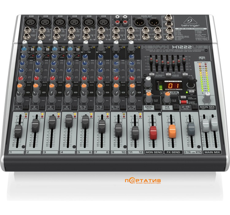 Мікшерний пульт Behringer X1222USB