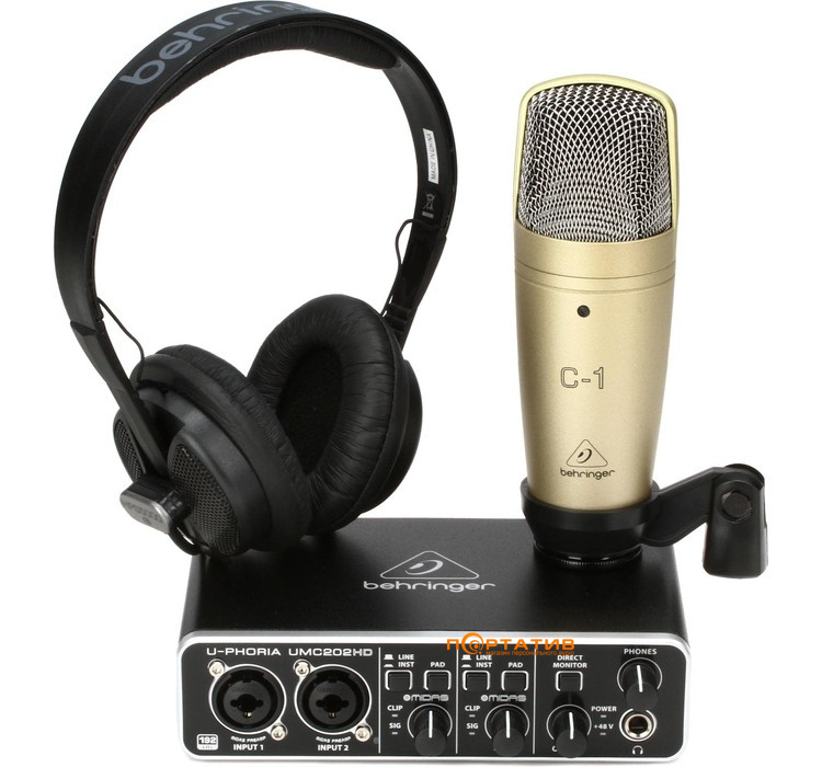 Аудиоинтерфейс Behringer U-Phoria Studio Pro