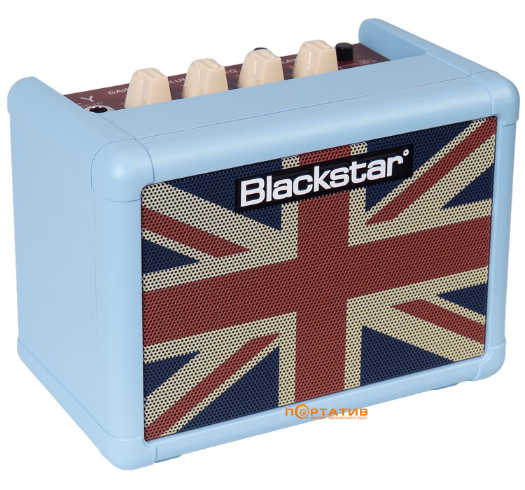 Комбопідсилювач Blackstar FLY 3 Baby Blue Union Flag