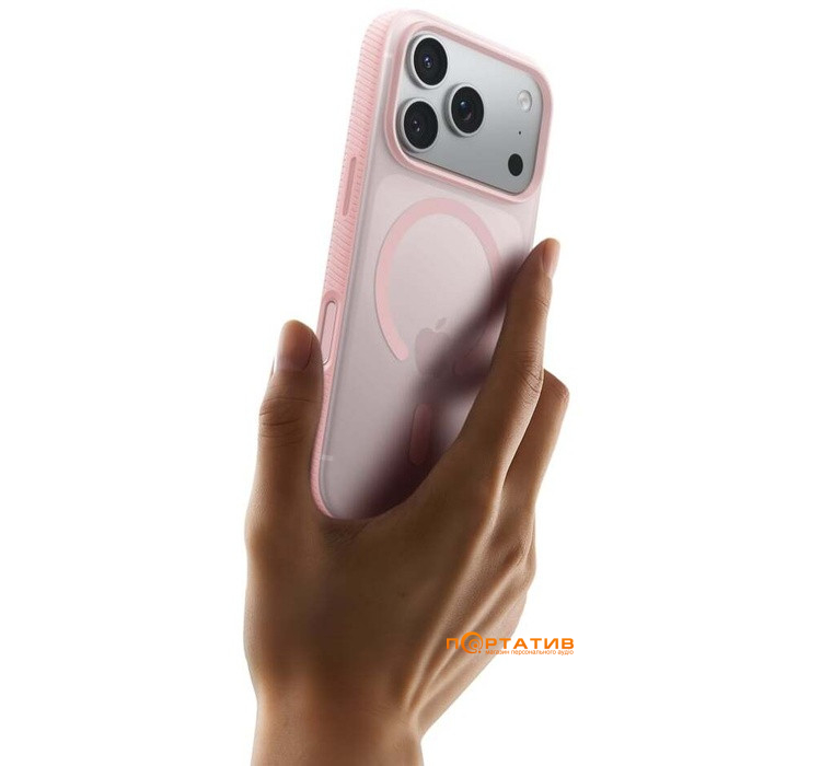 Чехол Belkin iPhone 17 Pro Magnetic Protective Grip Pink (MSA035HQPK)