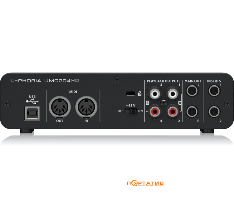 Аудиоинтерфейс Behringer UMC204HD