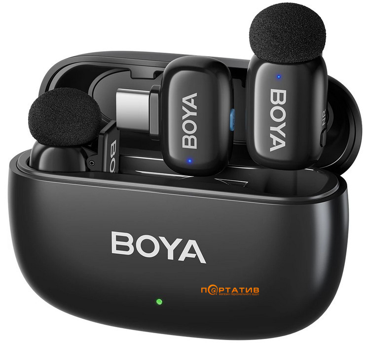 Микрофон BOYA mini 2-02 Type-C Black