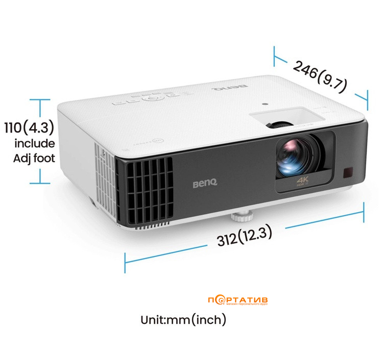 Проєктор BenQ TK700ST (9H.JP877.17E)