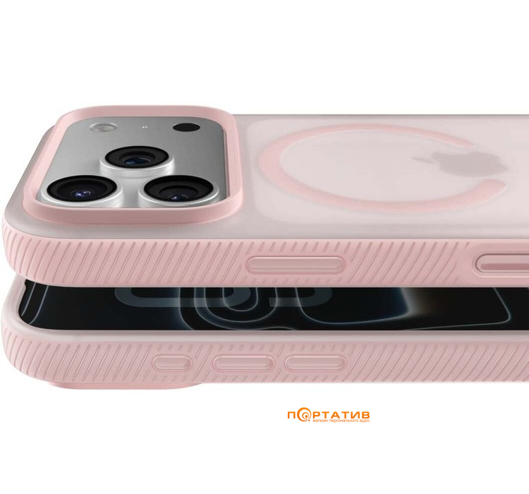 Чехол Belkin iPhone 17 Pro Magnetic Protective Grip Pink (MSA035HQPK)