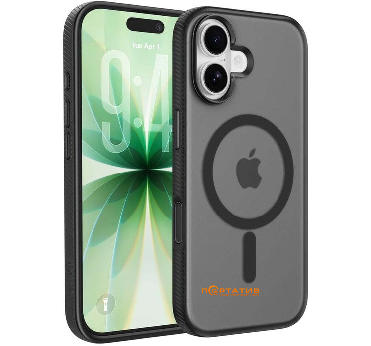 Чехол Belkin iPhone 17 Magnetic Protective Grip Black (MSA034HQBK)