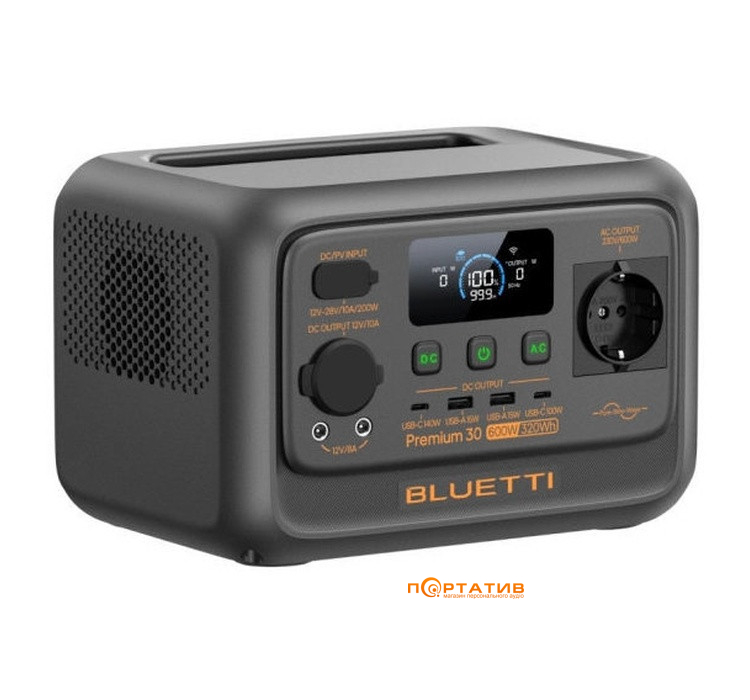 Зарядная станция Bluetti Premium 30 V2 320Wh 600W