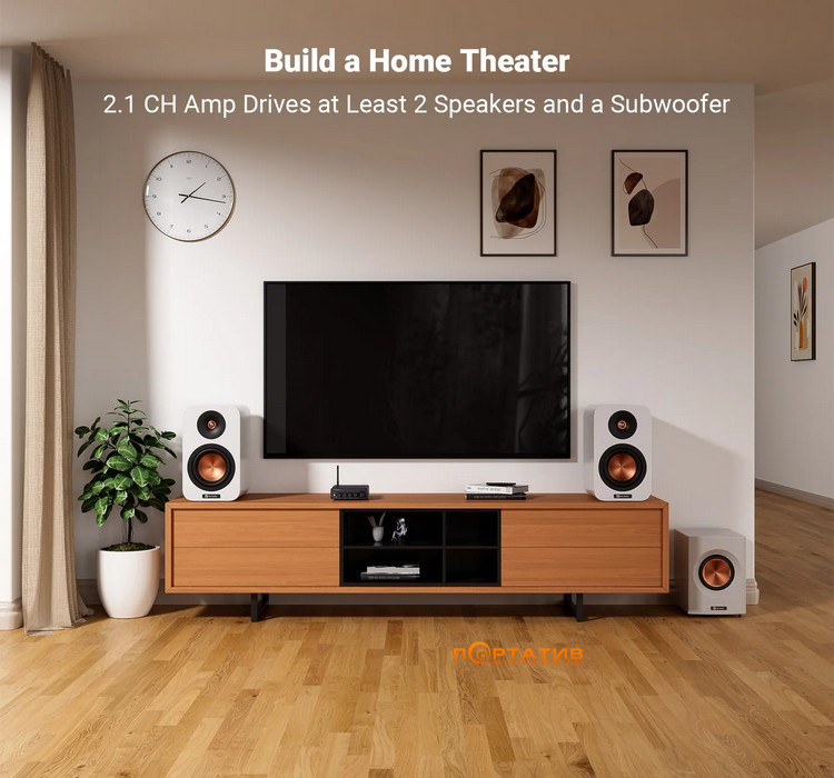 Підсилювач Fosi Audio BT30D PRO-32V