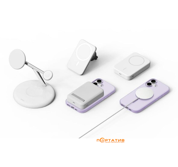 Чехол Belkin iPhone 17 Magnetic Protective Grip Lavender (MSA034HQLV)