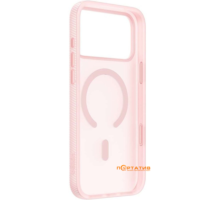 Чехол Belkin iPhone 17 Pro Magnetic Protective Grip Pink (MSA035HQPK)