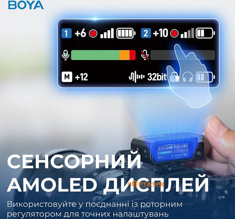 Микрофон BOYA MIC 2-02 Type-C/TRS Black