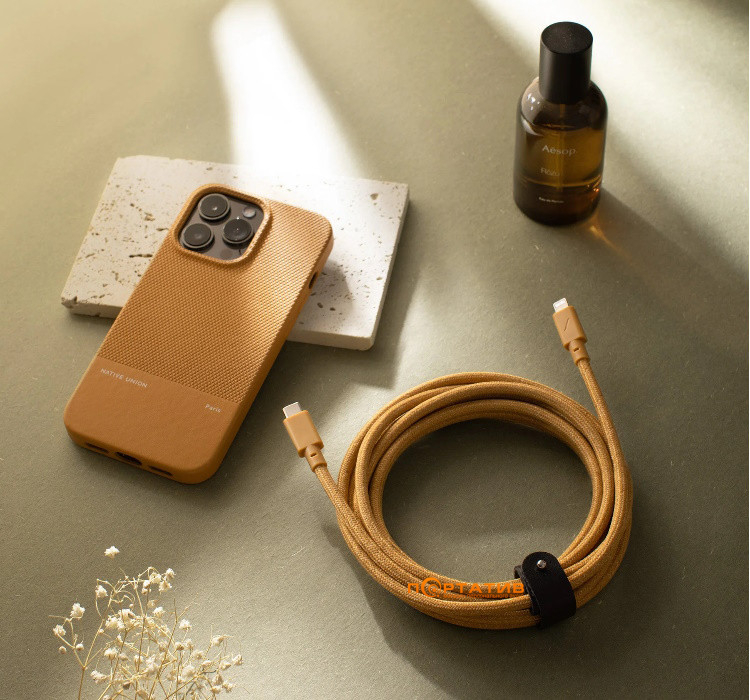 Кабель Native Union Belt Cable XL USB-C to Lightning Kraft (3 m) (BELT-CL-KFT-3-NP)