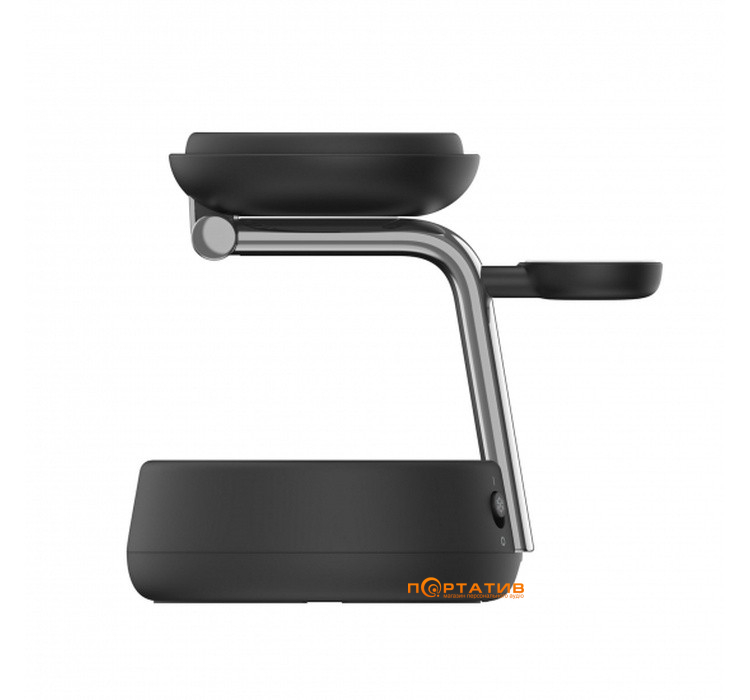 Бездротовий зарядний пристрій Belkin UltraCharge Pro 3-in-1 Magnetic Charging Dock 25W Charcoal (WIZ040KQCH)