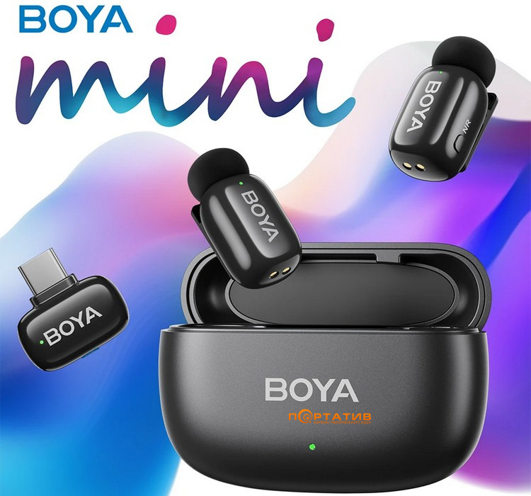 Микрофон BOYA mini-14 Type-C Black