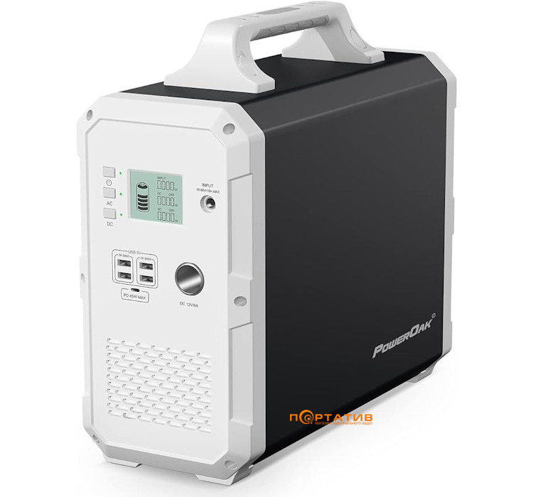 Зарядная станция Bluetti PowerOak EB150 1500Wh 1000W Black