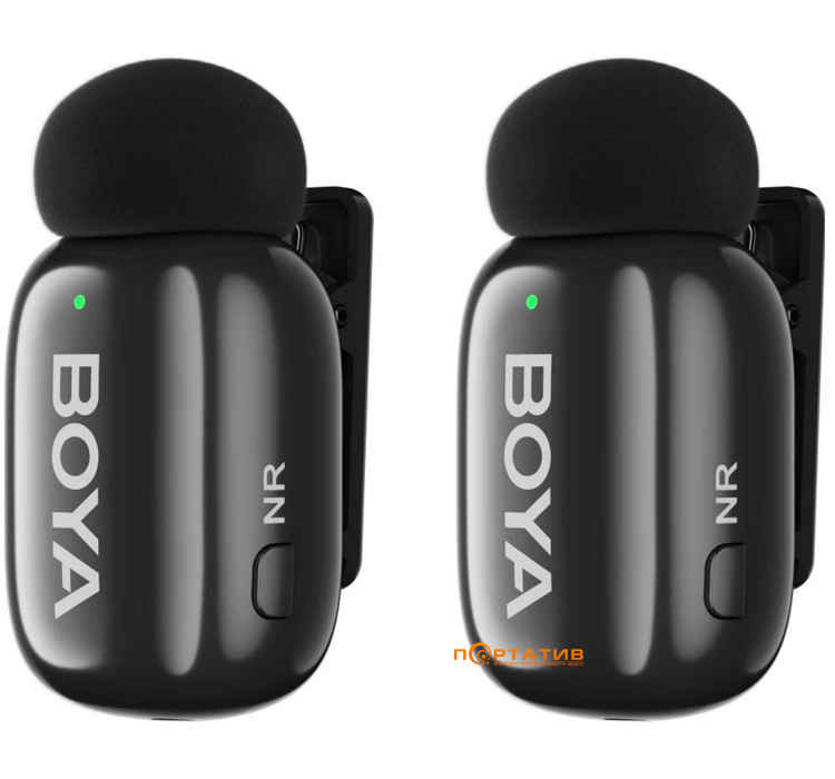 Мікрофон BOYA mini-12 Type-C/Lightning Black