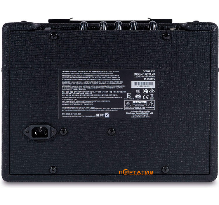 Комбопідсилювач Blackstar Debut 15E Black