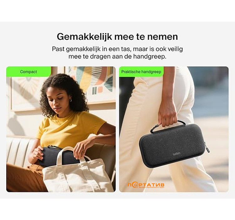Чехол Belkin Nintendo Switch 2 Travel Case, Charcoal (ENA002HQCH)