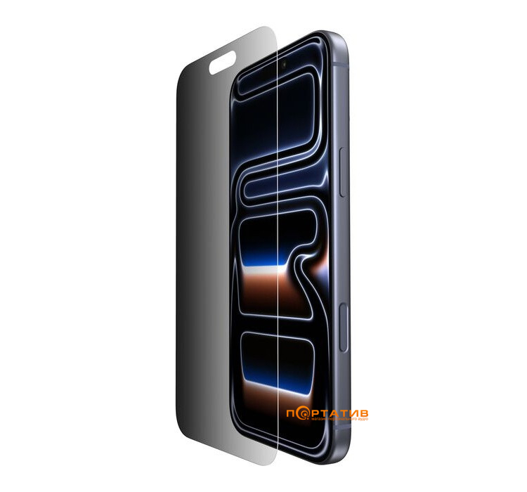 Захисне скло Belkin iPhone 17 Pro Max Privacy Tempered Glass 1-Pack (OVA214HQ)