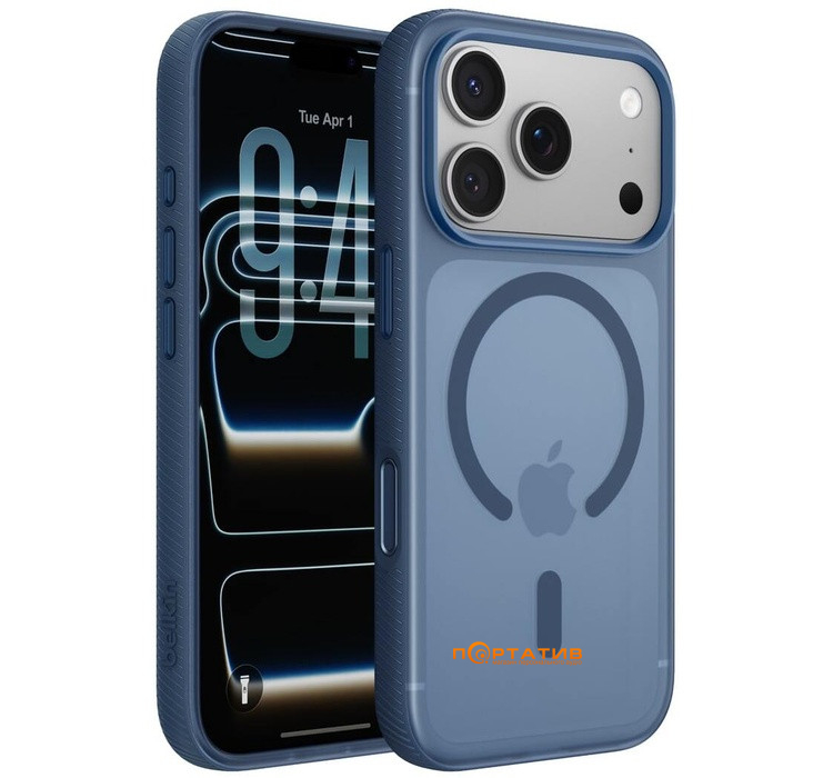 Чехол Belkin iPhone 17 Pro Magnetic Protective Grip Navy (MSA035HQNY)